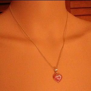 NEW Sterling Silver Heart with Australian crystals